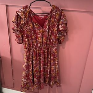 Floral print dress